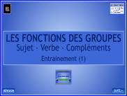 Grammaire - Les groupes - Entrainement (1)