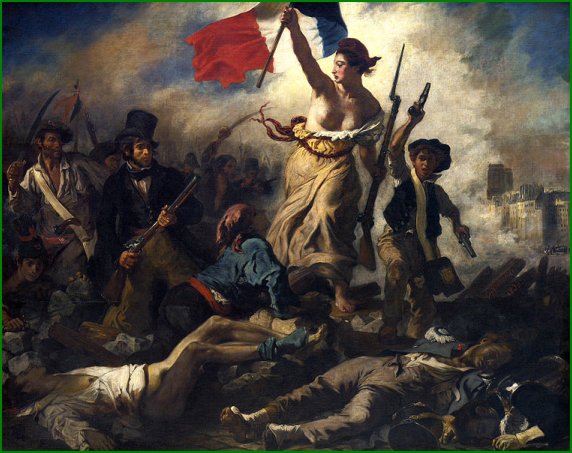 La liberté guidant le peuple - Tableau de Delacroix (1830)