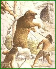 Reproduction d'une chasse à l'ours