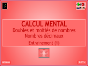 Calcul mental - Niveau 4 - Entrainement (5)