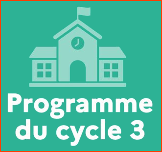 Les programmes scolaires de cycle 3