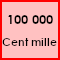 Compter jusqu'à 100 000