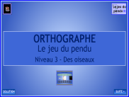 Orthographe - Le jeu du pendu (9)