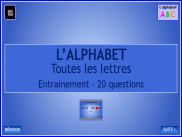 L'alphabet : toutes les lettres au clavier