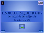 Grammaire : Accorder les adjectifs qualificatifs (3)