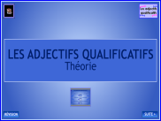 Grammaire : Les adjectifs qualificatifs - Théorie