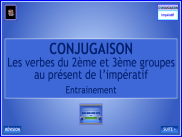 Les verbes du 2ème et 3ème groupes au présent de l'impératif