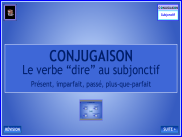 Le verbe dire au subjonctif