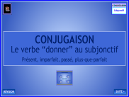 Le verbe donner au subjonctif