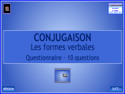 Les formes verbales - Questionnaire