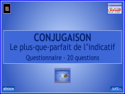 Conjugaison - Le plus-que-parfait - Questionnaire