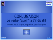 Le verbe avoir aux principaux temps de l'indicatif