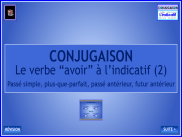 Le verbe avoir aux autres temps de l'indicatif