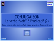 Le verbe voir aux autres temps de l'indicatif