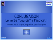 Le verbe vouloir aux principaux temps de l'indicatif