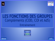 Grammaire - Les compléments - Entrainement (1)