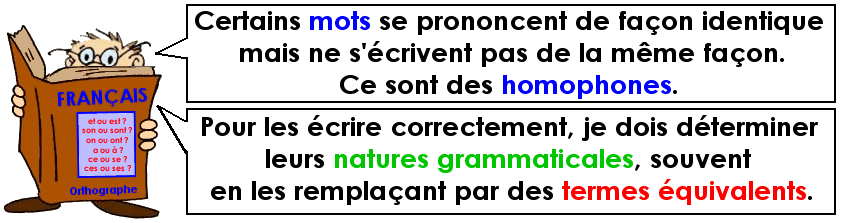 Les homophones (1)