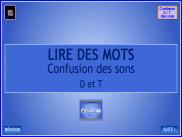 Lire des mots - Confusion de sons (3)