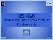 Les noms : Le genre des noms (2)