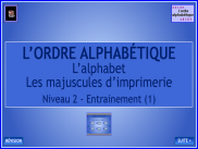 L'ordre alphabétique (1)