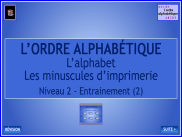 L'ordre alphabétique (2)