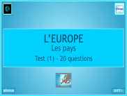 Questionnaire : situer les pays d'Europe