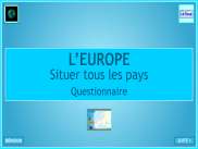 La Terre : les pays d'Europe