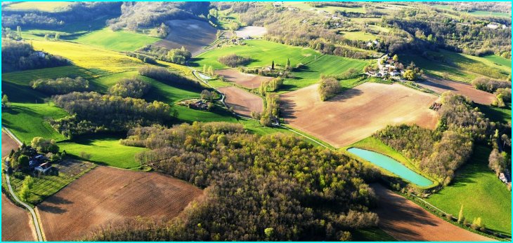 Campagne dans le Lot (France)