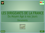 Les dirigeants de la France du Moyen Âge à nos jours