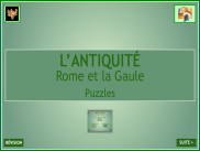 L'Antiquité : Rome et la Gaule - Puzzles