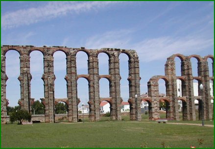 L'aqueduc de Mérida (Espagne)