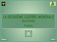 La Deuxième Guerre mondiale : puzzles