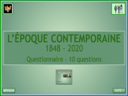 L'Époque contemporaine : Questionnaire