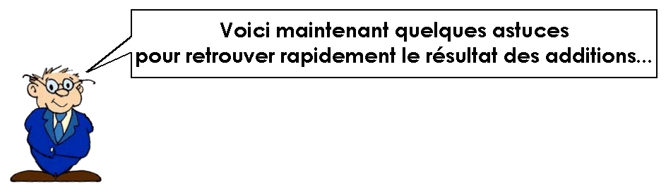 Apprendre les tables d'addition