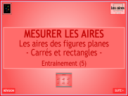 Mesurer les aires - Entrainement (5)