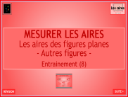 Mesurer les aires - Entrainement (8)