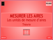 Mesurer les aires - Théorie (1)