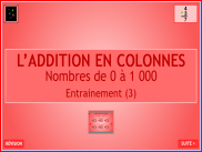 Calcul : L'addition en colonnes - Nombres de 0 à 1 000 (3)