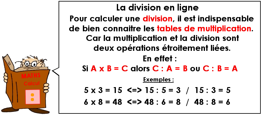 La division en ligne (2)