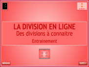 Calcul : La division en ligne - Rappel (1)