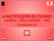 Calcul : La multiplication en colonnes - (2)