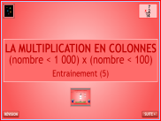 Calcul : La multiplication en colonnes - (3)