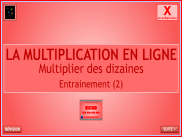 Calcul : La multiplication en ligne (8)