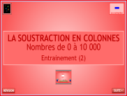 Calcul : La soustraction en colonnes (17)