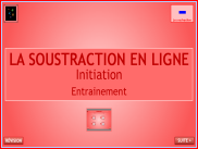 Calcul : La soustraction en ligne - Initiation