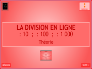 La division en ligne - Théorie (1)