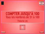 Compter jusqu'à 100 - Théorie : tous les nombres