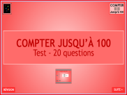 Compter jusqu'à 100 : Test