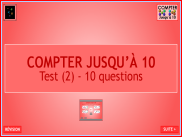 Compter jusqu'à 10 : Test (2)