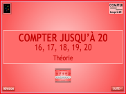 Compter jusqu'à 20 - Théorie